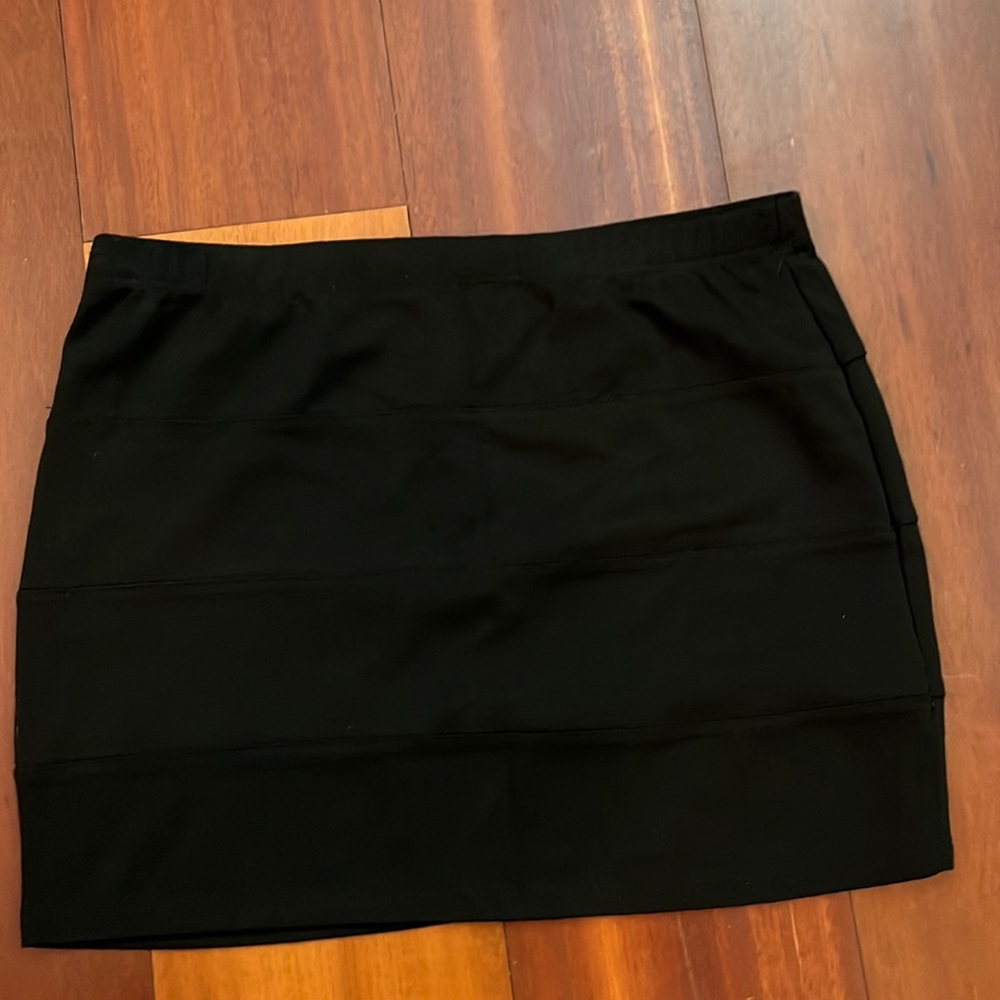 Ya black soft mini skirt
